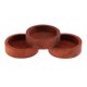 thumbnail image 3 of 3 Piezas de Colgante Bisel Colgante Resina Joyería Collar Artesanías DIY - 23x23x6.5MM Gloria Base de ajuste de madera en blanco, 3 of 9