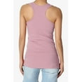 thumbnail image 6 of Women's Premium Cotton Vest Basic Soft Stretch Racerback Tank Top Solid Color, 6 of 8