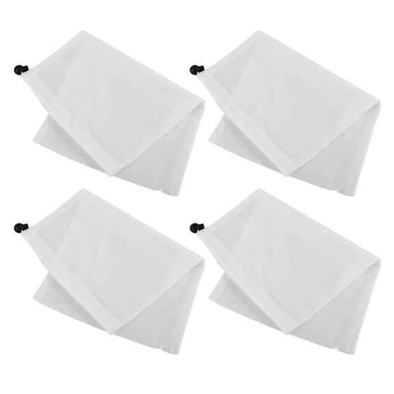 Moluckfu 4-Piece Fine Mesh Pool Skimmer Bags for Residential and Public Pool Cleaning and Filtration