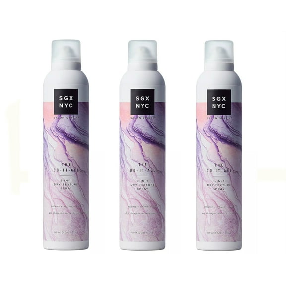 SGX NYC Salon Grafix The Do-It-All 3-in-1 Dry Texture Spray, 6.5 Oz, 3 Pack