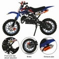 thumbnail image 6 of 49cc 2-Stroke Dirt Bike Gas for Kids | Mini Bike | Pocket Motor & Power Motorcycle | Off-Road Moto | Front Rear Disc Brakes | Inverted Hydraulic Shock Absorption | Easy Pull Start | Birthdasy Gifts, 6 of 8