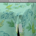 thumbnail image 4 of Garden Dog Crate Cover, Flourishing Flowers Foliage Petals Summer Gardening Buds Pattern, Easy to Use Pet Kennel Cover Small Dogs Puppies Kittens, 7 Sizes, Seafoam Dark Blue and Green, by Ambesonne, 4 of 6