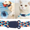thumbnail image 3 of Funda Silicona Funda Impermeable Collar Perro Soporte para Galaxy SmartTag2 Azul Oscuro Azul, 3 of 5