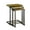 Brown, variant on HomeRoots 493229 25.3 x 10 x 16 in. Black & Chestnut Solid Wood Rectangular End Table