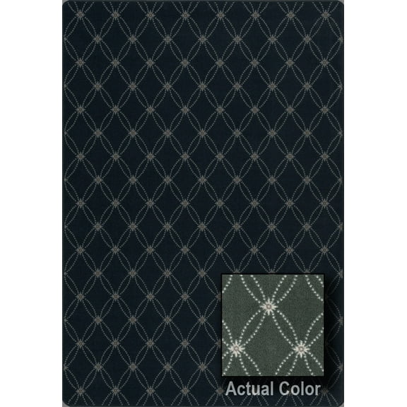 Milliken Imagine Area Rug PEARL LATTICE Pearl Lattice Peacock Petals Bud 2' 1" x 7' 8" Rectangle