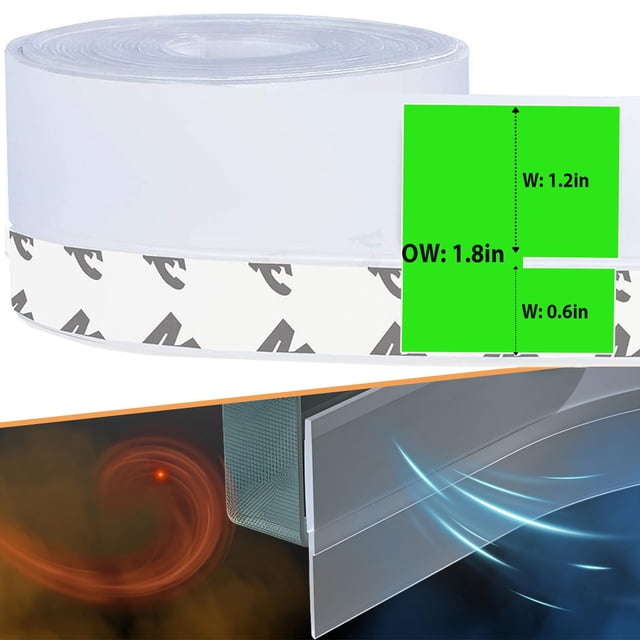 Cinta de sellado de silicona para impermeabilizar, 45 mm, transparente
