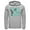 Athletic Heather, variant on Men's Pokemon Bulbasaur Wink Face Pull Over Hoodie Athletic Heather 2X Large