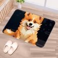 thumbnail image 5 of Dog Polyester Non-Slip Machine Washable Indoor Door Area Office Rug, 5 of 6