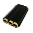 thumbnail image 4 of Black Leather 3-Finger Cigar Case – (Law Enforcement – Gold), 4 of 6