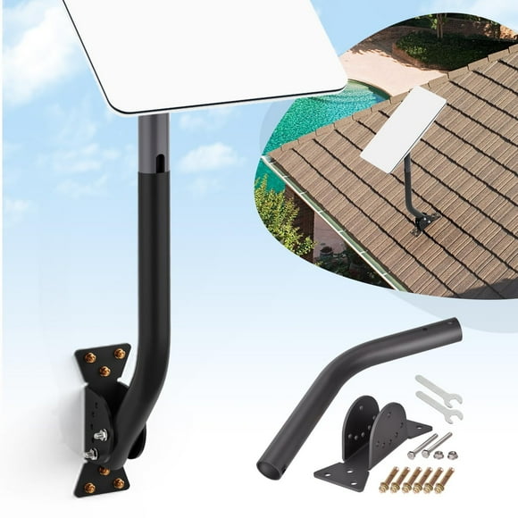 Sturdy Adjustable J Pole Mount for Starlink Gen2 Satellite Antenna