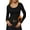 Black, variant on MOYIKO Scoop Neck Thermal Long Sleeve Shirts for Women Undershirts Basic Fitted Tees