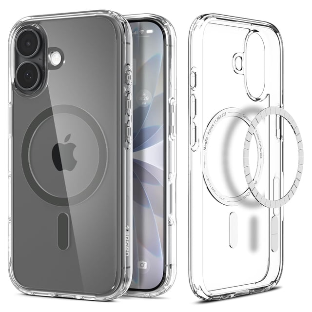Funda Spigen Ultra Hybrid MagFit para iPhone 17, transparente