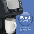 thumbnail image 4 of Hamilton Beach Gen 4 FlexBrew Single-Serve Coffee Maker with Removable Reservoir Compatible with Pod Packs and Grounds 50 oz. 4 Fast Brewing Options Black, 4 of 5