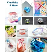 Epoxy Resin Kit, 16OZ Clear Resin Epoxy Easy Mix 1:1 Casting & Coating for DIY Molds, Wood, Jewelry, Table Tops, Bar Top, Arts and Crafts Supplies