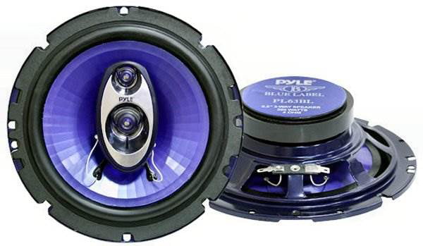 Pyle PL63BL 6.5-Inch 360W 3-Way Speakers Pair 