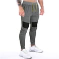 thumbnail image 2 of Cinturón a rayas para hombre Tapeta Cremallera Decoración Personalidad Pequeño bolsillo para el pie Pantalones casuales Pompotops  oipoqjl23212, 2 of 9