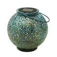 thumbnail image 2 of Blue Solar Powered Iron Lantern for Outdoor Illumination Hanging Garden Light, 2 of 5