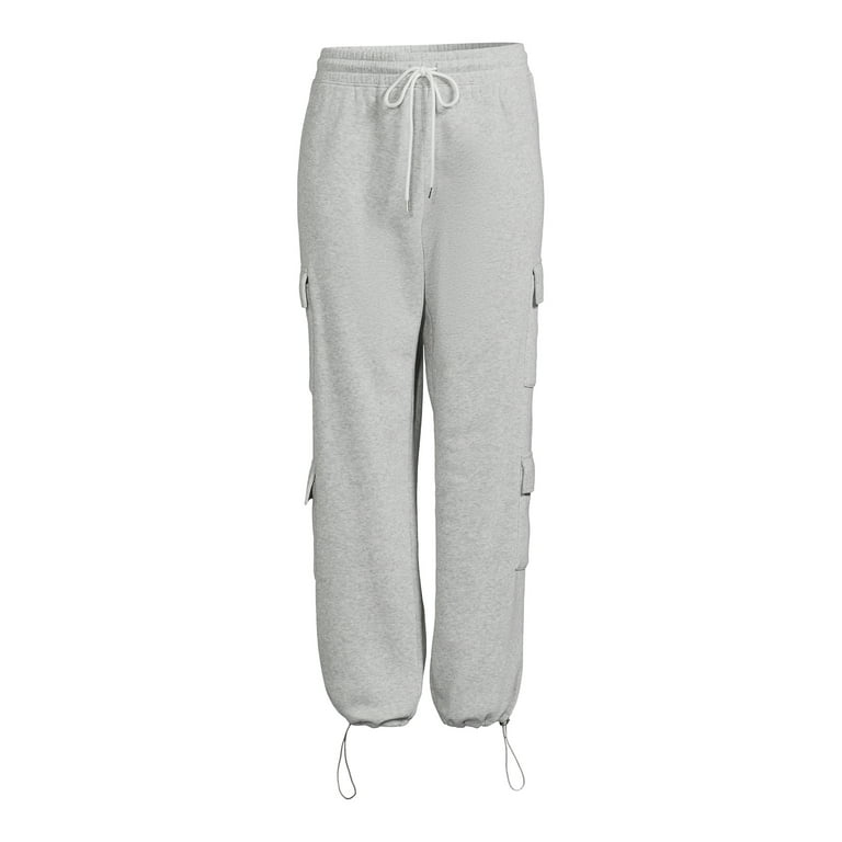 No Boundaries Women's Juniors Pull On Knit Cargo Joggers, Sizes XS-3XL