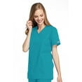 thumbnail image 3 of Cherokee Workwear Women's Scrubs Top Mock Wrap Tunic 4801, 3 of 5