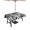 Black, variant on Outdoor Tablecloth with Umbrella Hole Zipper Modern Tree Branches Round Tablecloth 54" Waterproof Outside Table Cloth Contemporary Black Botanical Patio Table Cover Tablecloths for Picnic Party