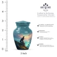 thumbnail image 2 of Eagle Cremation Urns For Human Ashes Adult Female - Cloud Keepsake Urn For Ashes For Women - Sunset Small Memorial Gift For Mom - Blue Cloud Urns For Adults Male Boy, 3 Inch, 2 of 7