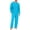 Blue02, variant on YNGKMEA Mens Pajama Sets Elastic Waist Two Piece Sets Winter Pajamas Matching Sets Cozy Long Sleeve Casual Pjs with Pockets Dark Green 2XL