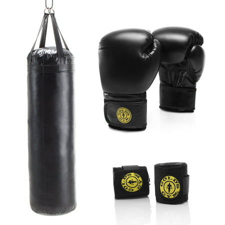Gold's Gym 100 Lb. Heavy Bag Boxing Kit
