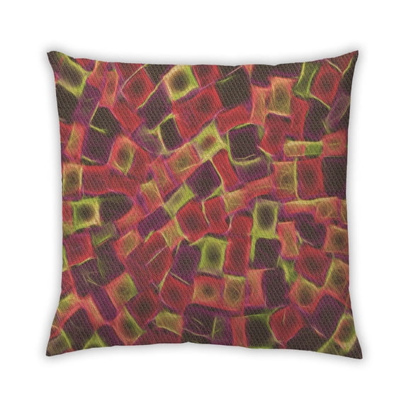 Ahgly Company Indoor Square Contemporary Throw Pillow, 18 inch by 18 inch