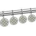 thumbnail image 2 of Panda Shower Curtain Hooks（Set of 12）for Home Hotel Shower Rods Bathroom Crystal Glass Print Stainless Steel Round Curtain Hooks, 2 of 5