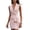 Pink, variant on Women's V-Neck Ruffle Sleeveless Slim Business Work Pencil Dress