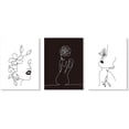 thumbnail image 3 of Minimalist Woman Line Art Women Flower Painting Line Drawing Canvas Wall Art Woman Line Art Poster Abstract Female Paintings for Bedroom Bathroom Living Room Home Decor, 3 of 6
