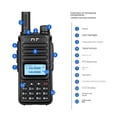 thumbnail image 3 of TYT TH-UV98 10W Walkie Talkie 136-174/400-480MHz Dual Band Audio Scrambler FM Portable Analógico de dos vías Walkie Talkie Receptor, 3 of 6