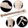 thumbnail image 3 of SANNIX Paquete de 4 instrumentos grabadores, grabador soprano estilo alemán de 8 agujeros para principiantes, grabador con varilla de limpieza, instrumento de música para estudiantes escolares (marfil, 3 of 3