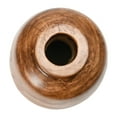 thumbnail image 6 of Creative Co-Op Round Decorative Paulownia Wood Tall Vase, Brown, 6 of 8