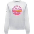 thumbnail image 2 of Women's Levelwear White Miami Marlins Yvette Spring Training Badge Bold Sweatshirt, 2 of 3