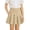 Khaki, variant on Girls' School Pleated High Waist Stretch Sports Casual Skirt With Pockets Suitable(Coffee,120/7Y)
