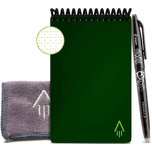 Rocketbook Mini Digital Reusable Notepad Green Mini Size Eco