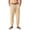 Khaki, variant on WRKEKC Mens Linen Pants Elastic Drawstring Waist Jogger Ankle Cuff Lightweight Trousers with Side Pockets for Summer Beach and Daily Relax Wear