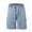 Blue, variant on Jean Shorts Men Summer Baggy Thin Soft Comfortable Elastic Waist Denim Bermuda Shorts with Pockets Casual Hip Hop Denim Shorts Men