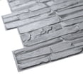 thumbnail image 4 of AG Trade Dundee Deco Grey Flagstone PVC 3D Wall Panels, Decorative Wall Paneling 5.6 sq ft; 39" x 20", 4 of 4