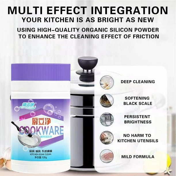 WJSXC 120g Foam Rust Remover Kitchen AllPurpose Cleaning Powder
