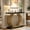 Black Gold, variant on Fnova 40" Console Table, Faux Marble Entryway Table, Narrow Sofa Table with Geometric Metal Frame, Modern Accent Table for Living Room, Hallway, Foyer
