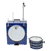 Toca KickBoxx Pro Suitcase Drum Set Cobalt Blue