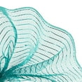 thumbnail image 2 of 10" Metallic Aqua Dark Turquoise Foil Mesh Ribbon, 2 of 3
