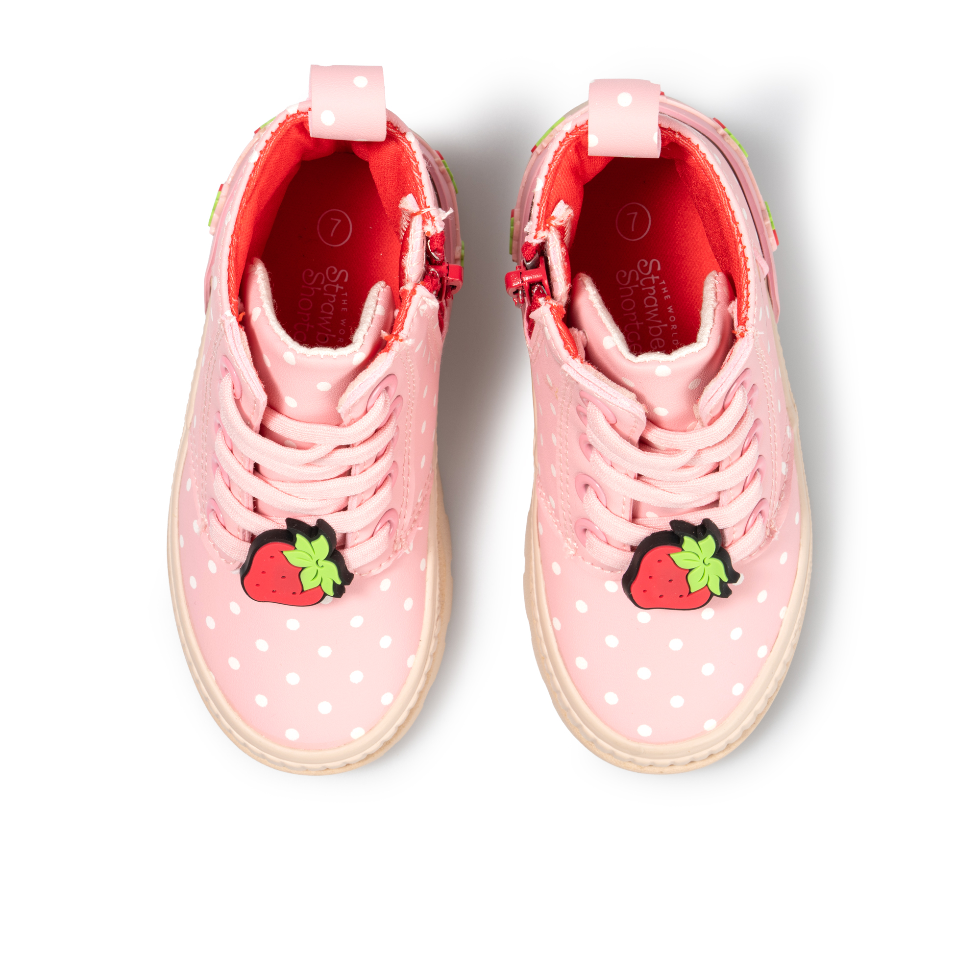 Strawberry Shortcake Toddler Girls Combat Boots