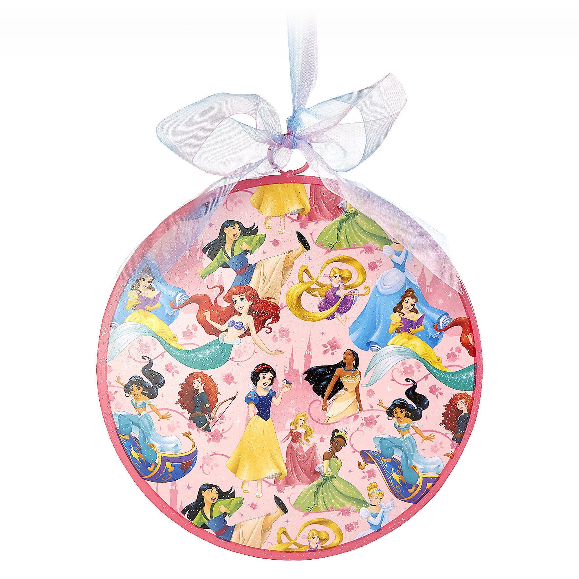 Disney Parks Princess Signatures Disc Christmas Ornament New with Tags