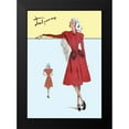 thumbnail image 2 of Unknown 18x24 Black Modern Framed Museum Art Print Titled - Casual Dress in Red, 1947, 2 of 5