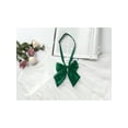 thumbnail image 4 of INSPIRE CHIC Nœud Papillon Uniforme Pré-Noué Uni Ajustable pour Femme Vert, 4 of 5
