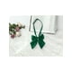 thumbnail image 4 of Corbata de moño preatado ajustable para mujeres INSPIRE CHIC de color sólido verde, 4 of 5