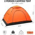 thumbnail image 2 of Camping Tent 2 Person Tents for Camping Windproof Tents for Camping Hiking Backpacking Traveling 2 Person Tents for Camping Portable Tent with Carry Bag, 2 of 6